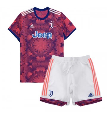 Juventus babykläder Tredje Tröja barn 2022-23 Korta ärmar (+ Korta byxor)